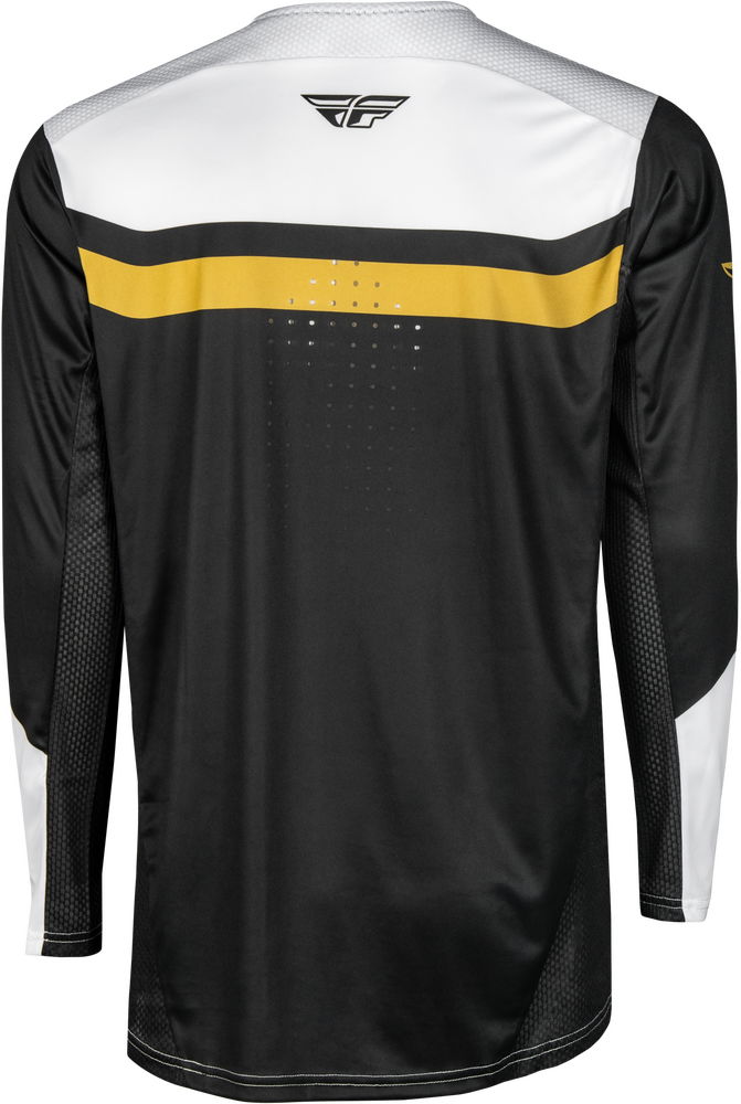 FLY RACING RAYCE BICYCLE JERSEY WHITE/BLACK/GOLD 2X