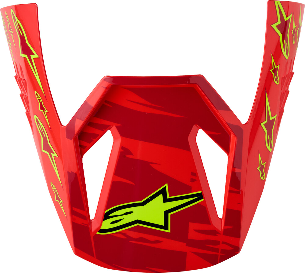 Alpinestars Youth SM3 Falcon Helmet Visors (2027) — RED FLUO/WHITE/BLUE/YELLOW FLUO