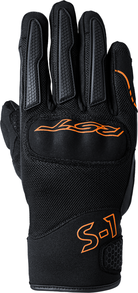 Rst S1 Mesh CE Glove — Black/Neon Orange