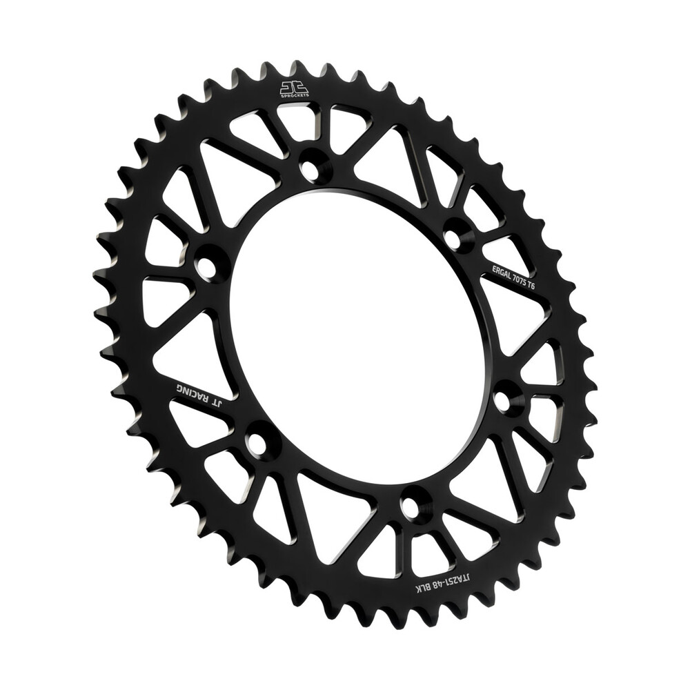Jt Rear Racelite Sprocket Alum 48t-520 Blk Hon/Yam