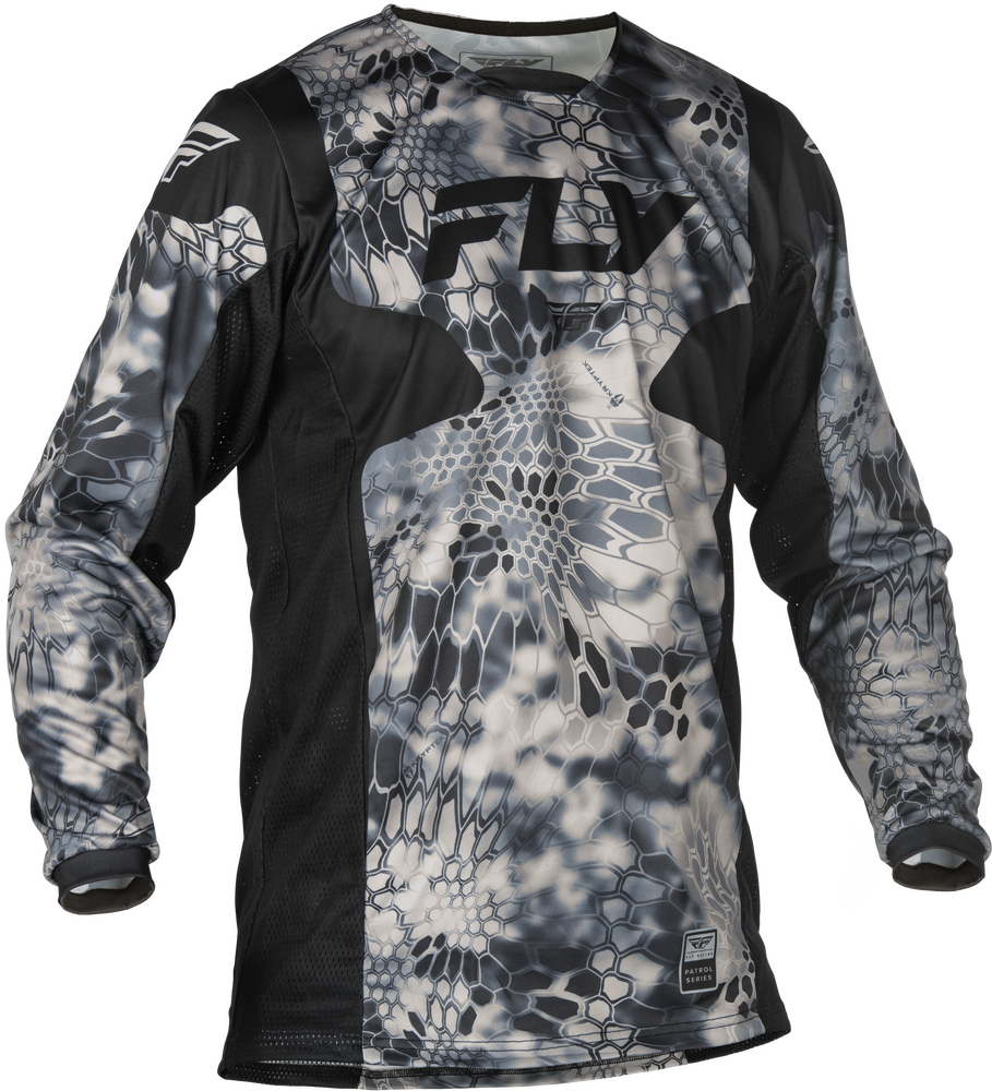 Fly Racing Patrol Kryptek Jersey — Grey/Black