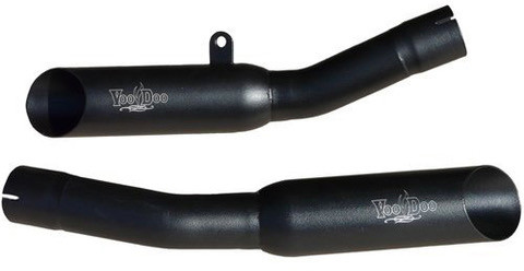 VOODOO SLIP-ON KAW BLACK DUAL ZX14