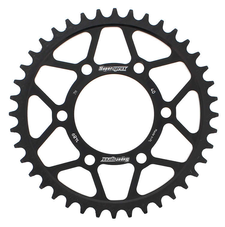REAR SPROCKET STEEL 40T-525 BLK KAW