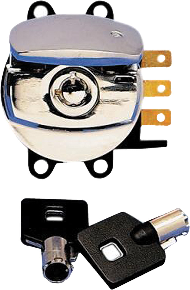 HARDDRIVE SIDE HINGE IGNITION SWITCH CHROME OE#71450-04