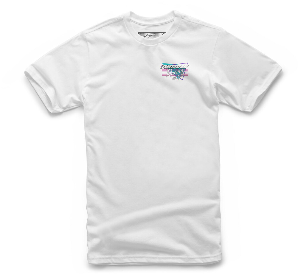 RACING TRI TEE WHITE 2X