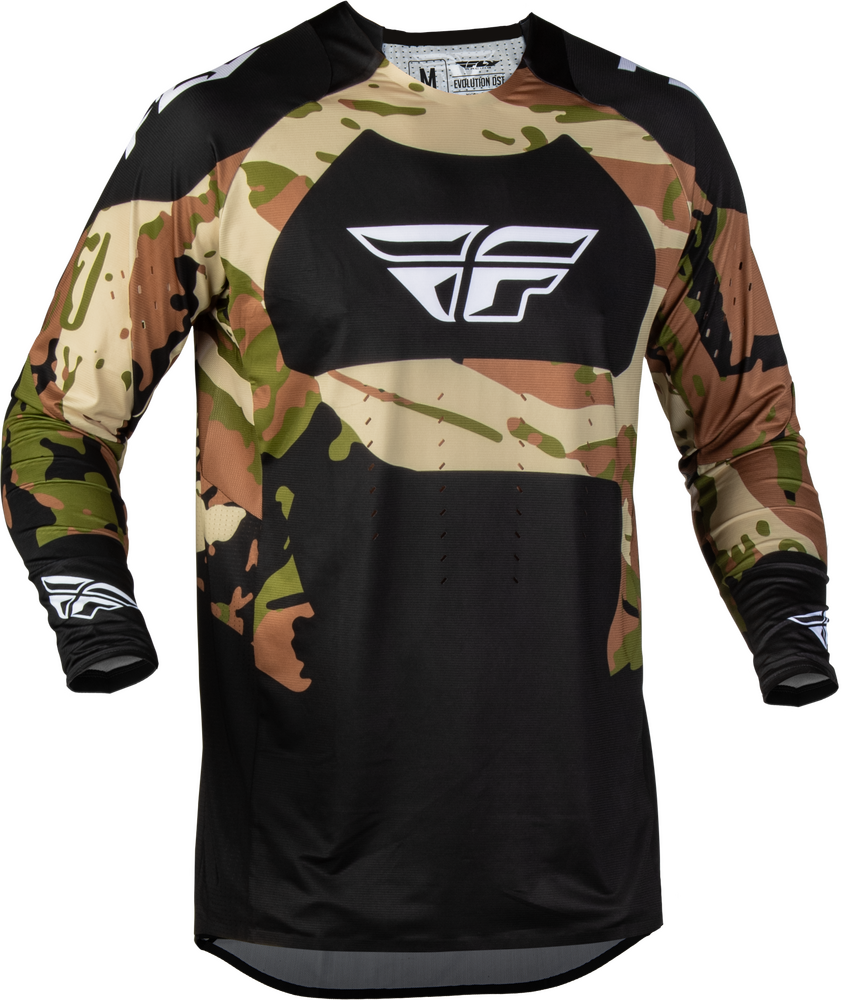 Fly Racing Evolution DST Hunt Jersey (2027) — Black/Camo