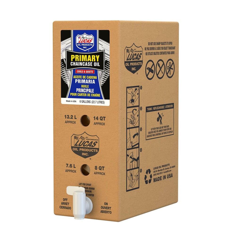 LUCAS PRIMARY V-TWIN CHAINCASE OIL 6 GAL BOX