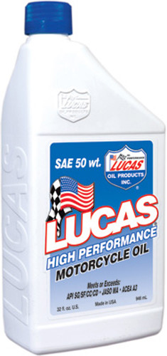 LUCAS HIGH PERFORMANCE OIL 50WT QT