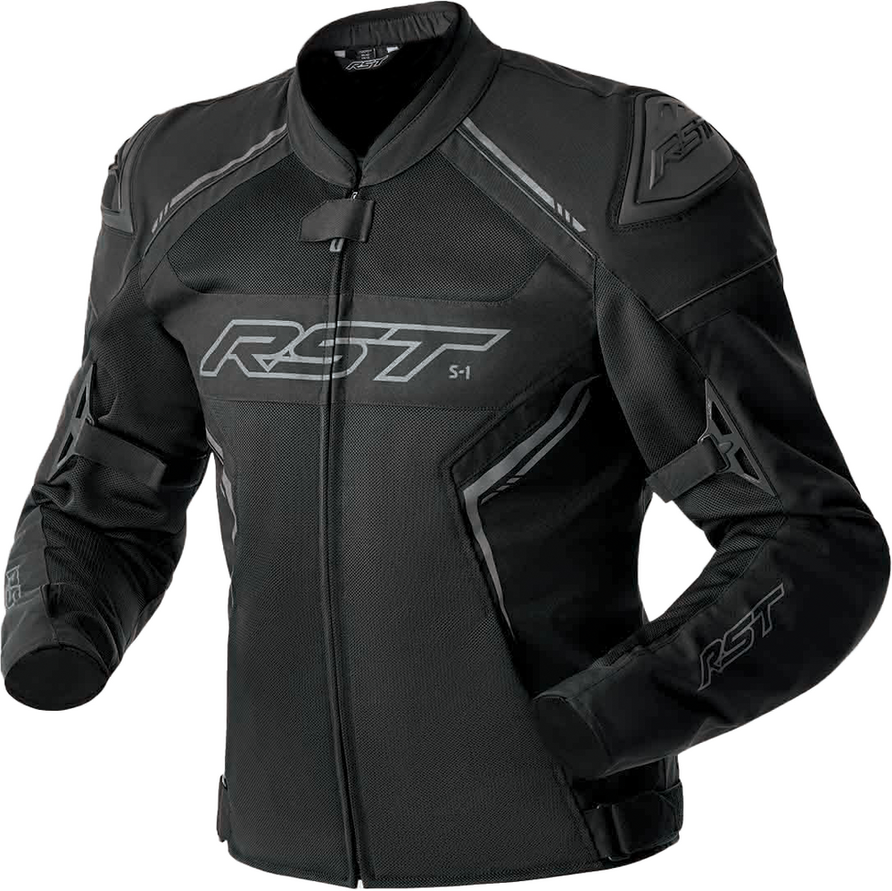 Rst S1 D3O MESH JACKET BLACK 4XL — Black