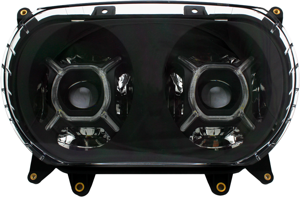 CYRON ROAD GLIDE HEADLIGHTS `15-22 BLACK
