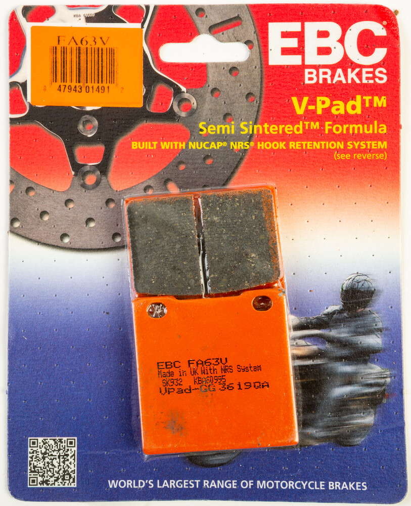 EBC FA63V Semi-Sintered Brake Pads