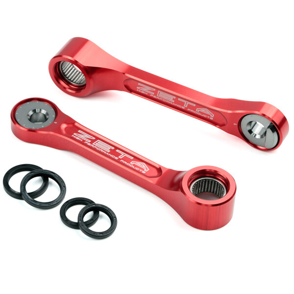 ZETA ADJUSTABLE LOWERING LINK HON RED