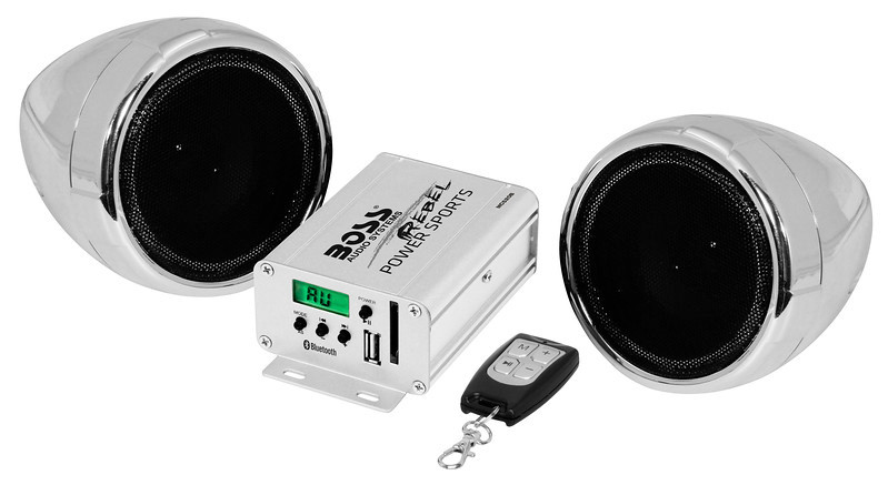 Boss Audio Mc520 Speaker System 600w Chrome 3" Bar Mnt Bt