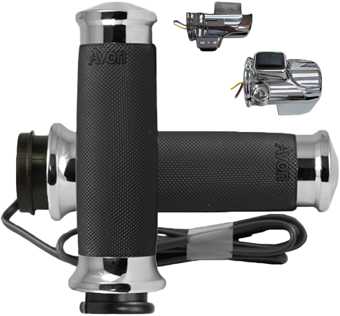 AVON CUSTOM CONTOUR HEATED CHROME TWIST GRIP