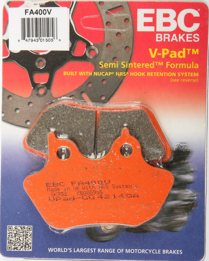 EBC Brakes Semi-Sintered Front / Rear Brake Pads For Harley 2000-2007