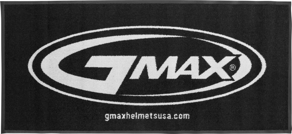 GMAX FLOOR RUG BLACK/WHITE 73"X33"