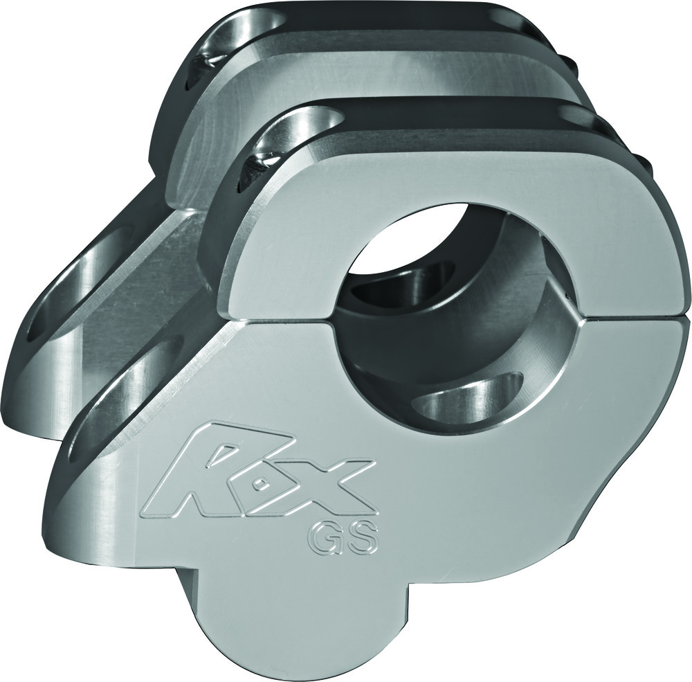 Rox Barback Riser 1 1/2" Silver Bmw