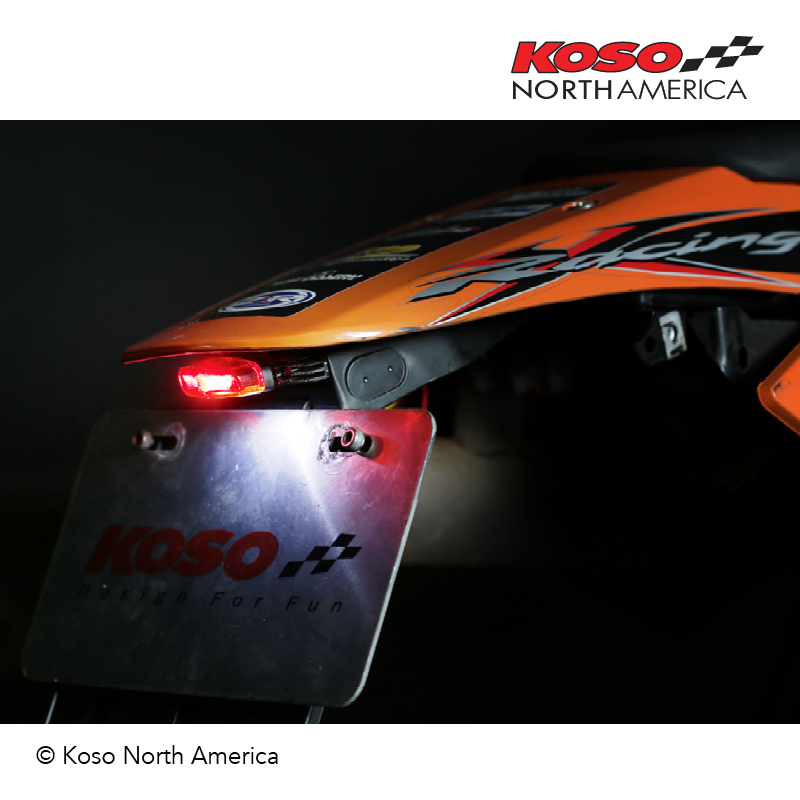 KOSO LED TAILLIGHT RED LENS