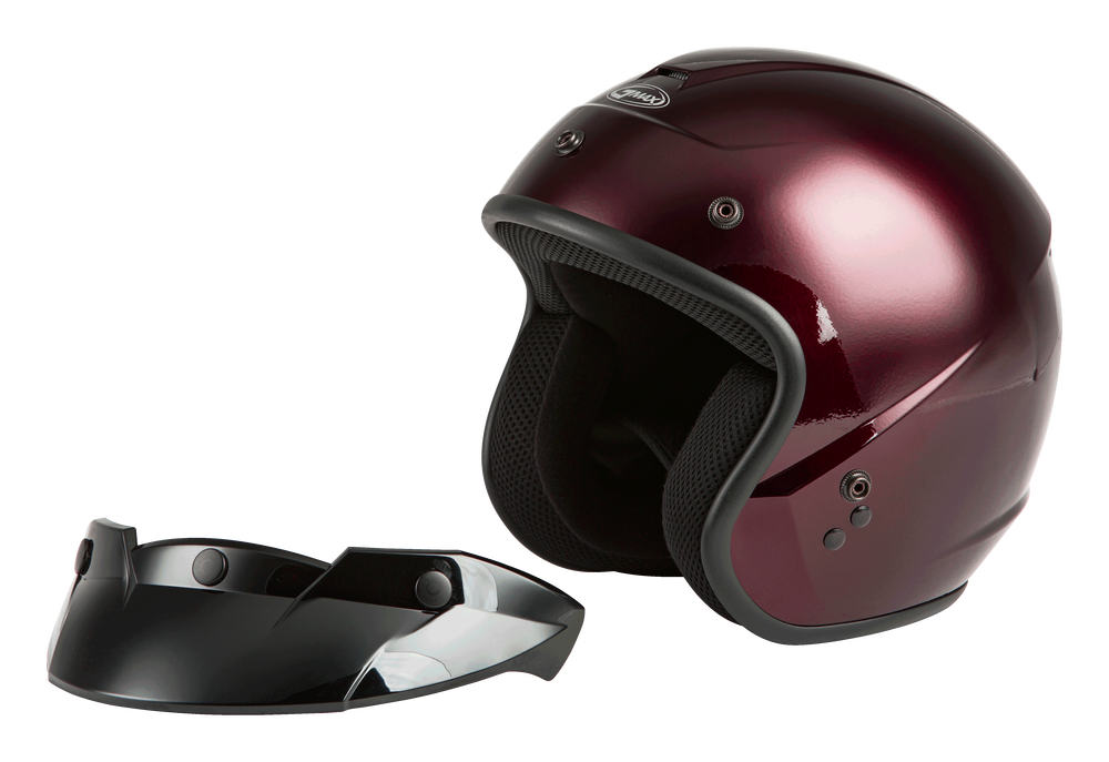 GMAX OF-2 OPEN-FACE HELMET WINE RED XS