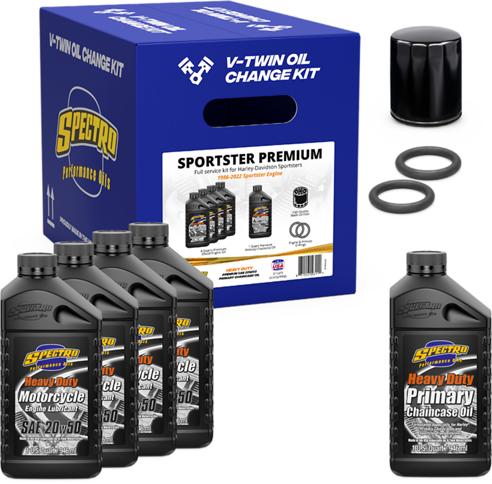 Spectro V-Twin Full Oil Service Kit XL Premium
