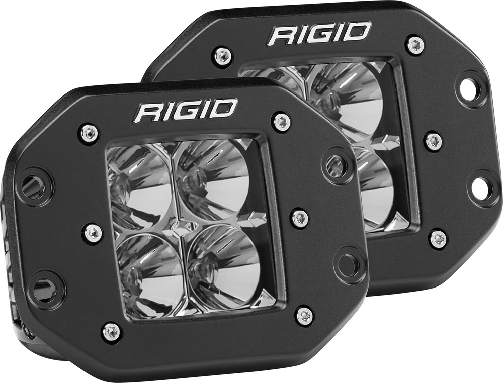 Rigid D-Series Pro LED Flush Mount Lights - Dual Pack