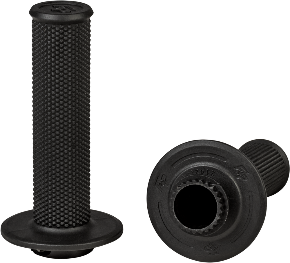 CONTROL MX LOCK-ON GRIPS BLACK - NO WAFFLE