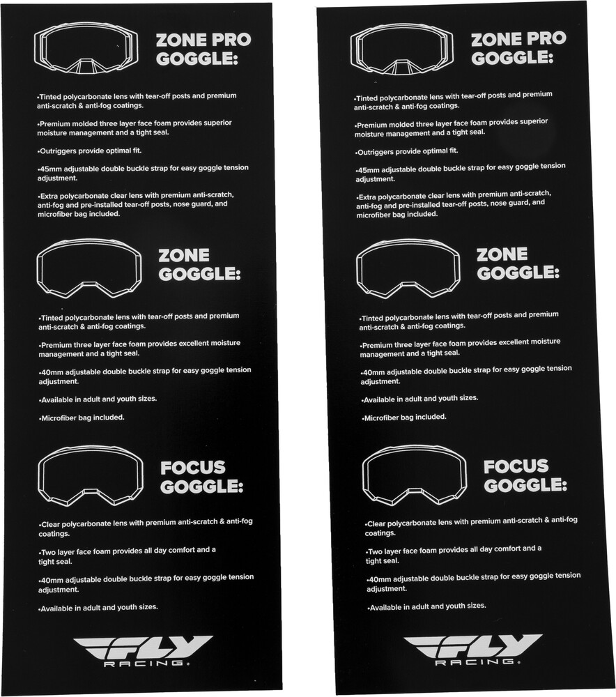 FLY RACING MX BULLET POINT MAGNET 4X10
