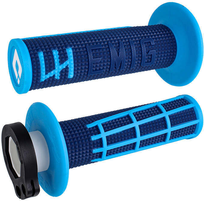 ODI EMIG 2.0 - V2 LOCK-ON GRIP NAVY/CYAN