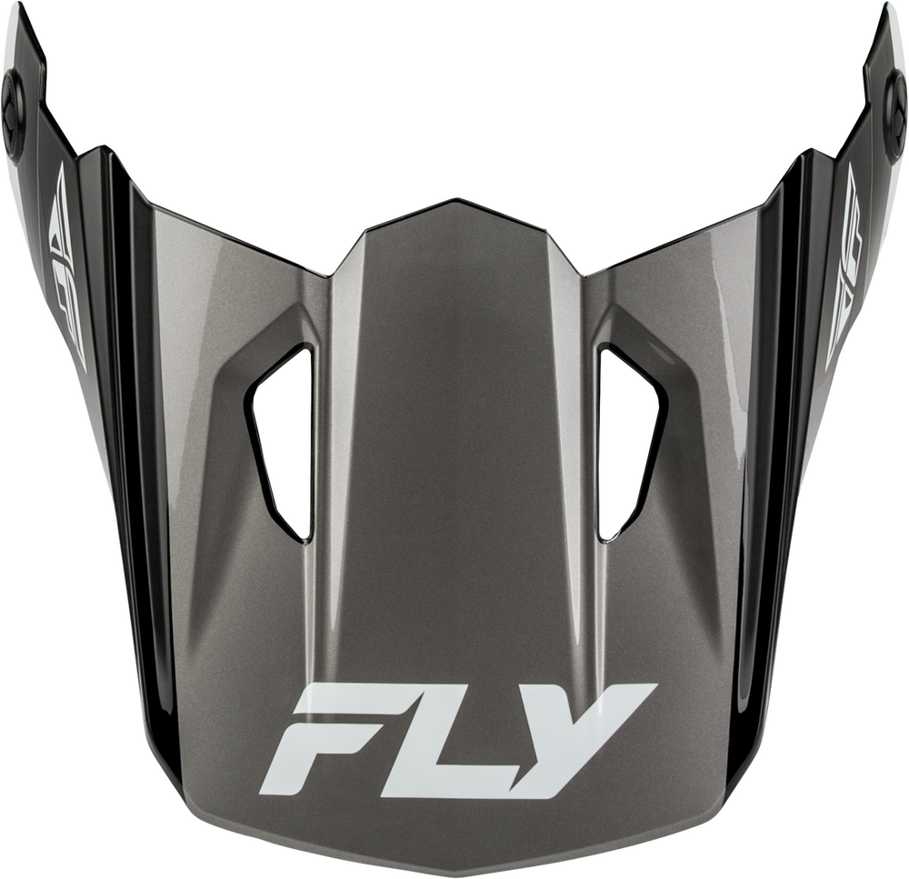 Fly Racing Youth Kinetic Visors (2027) — Black/White/Grey