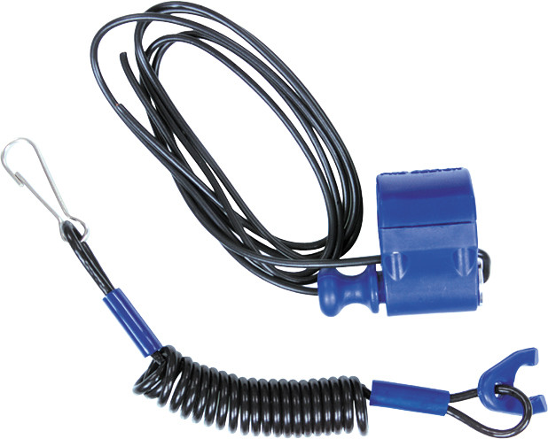CLIP TYPE HANDLEBAR MOUNT TETHER SWITCH (BLUE)