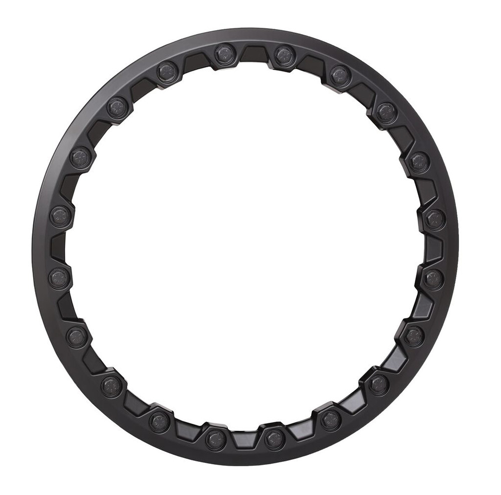 System 3 SB10 15" Beadlock Ring 12mm 20-Hole Matte Black
