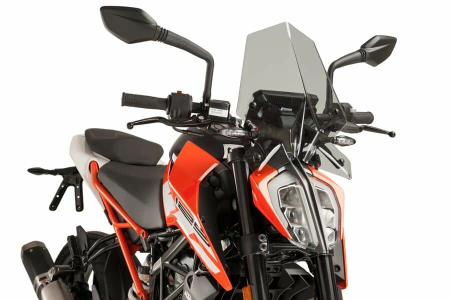 PUIG WINDSCREEN RACING LIGHT SMOKE KTM