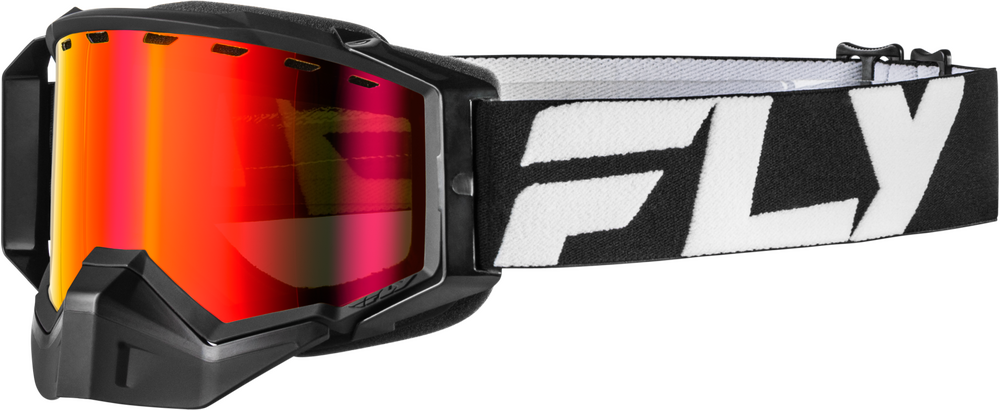 Black/White W/ Red Mirror Amber Lens