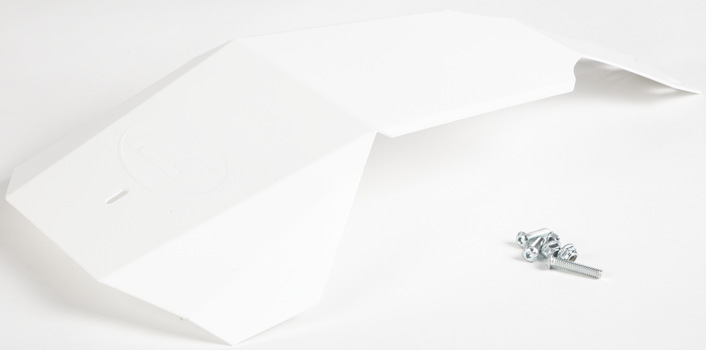 SKID PLATE WHITE FOR AXYS FRONT BUMPER S/M
