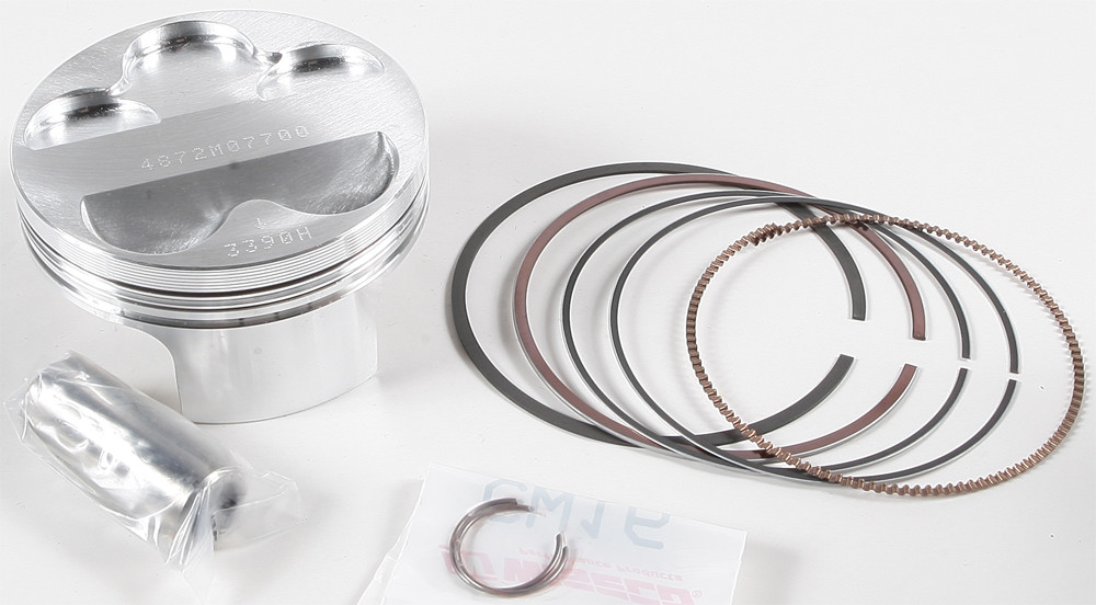 WISECO PISTON KIT STRUTTED FORGING 77.00/STD 12.7:1 YAM