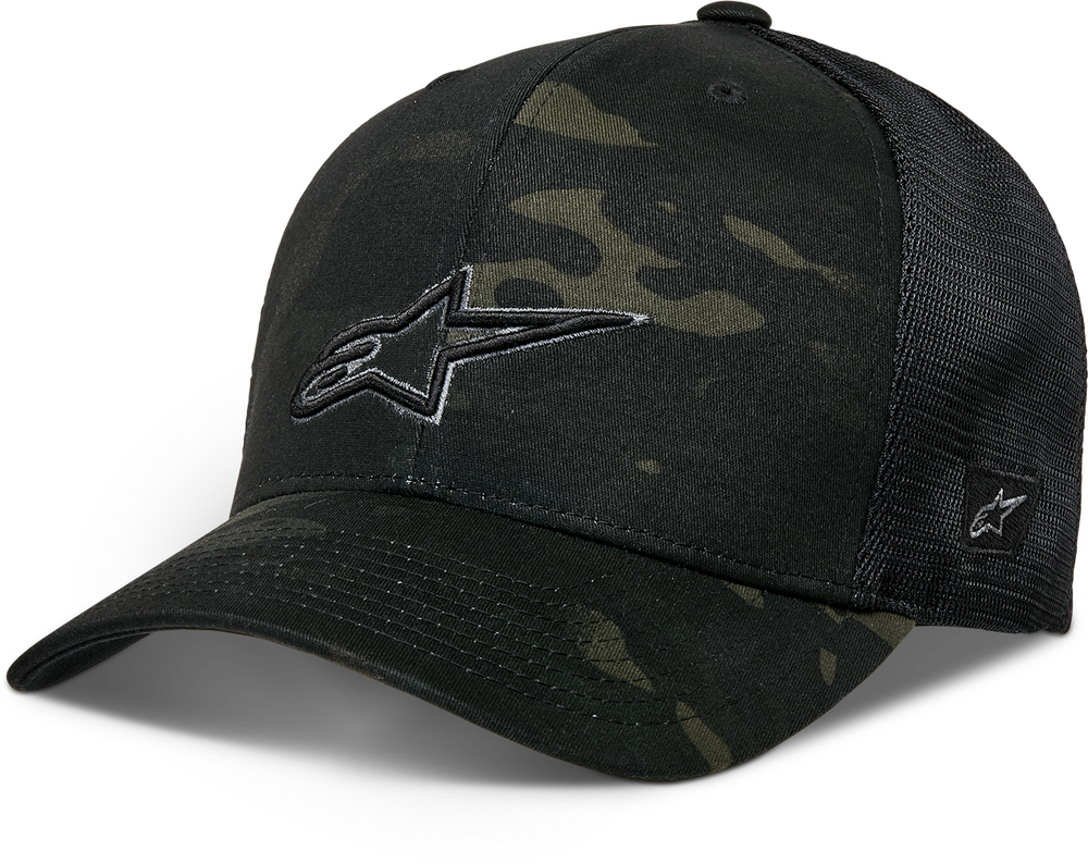 Alpinestars Recon Camo Trucker Hat — Black Camouflage