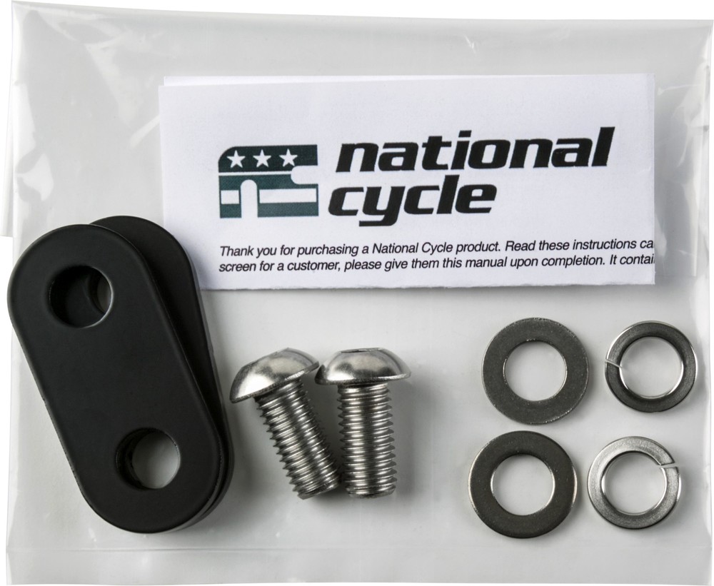 National Cycle Footrest Mount/Pr Black 38mm Comfort Bar Gl1800