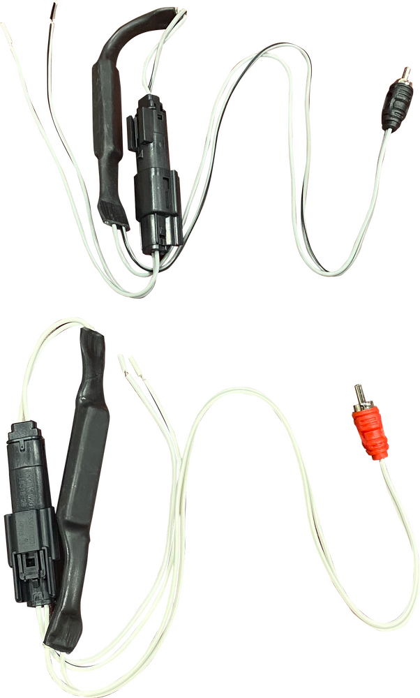 2-CH LINE OUTPUT RCA HARNESS KIT FOR HARLEY