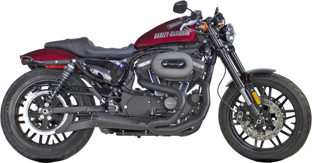 TBR COMP-S 2-1 SPORTSTER BLACK