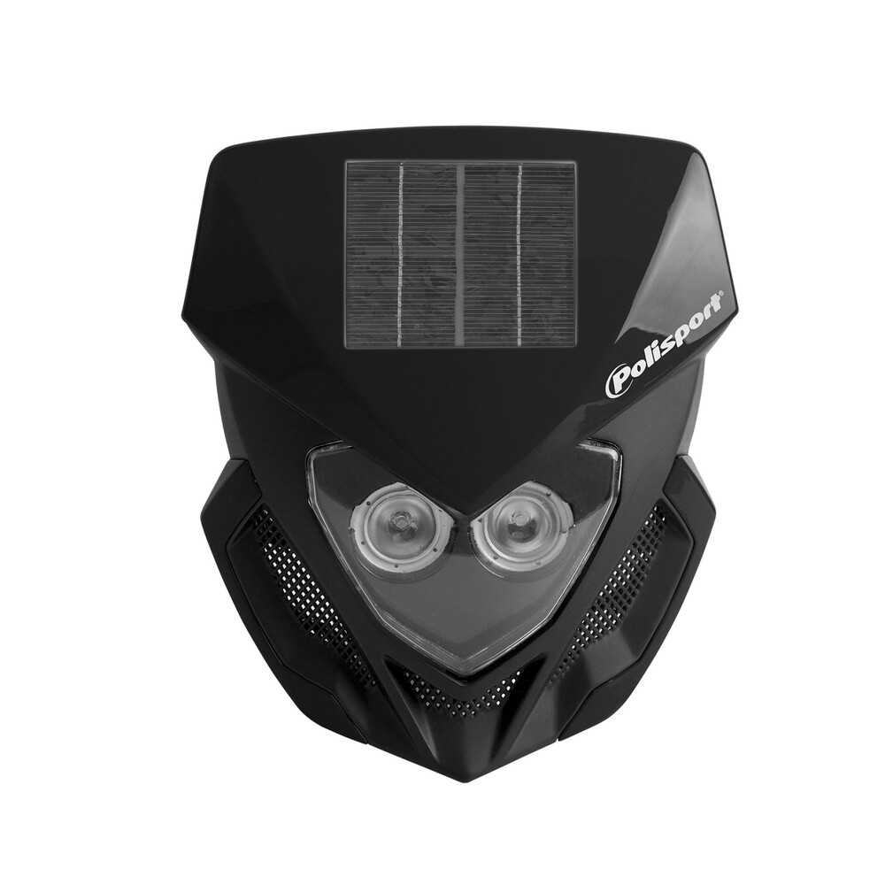 Polisport Lookos Solar Headlight Black