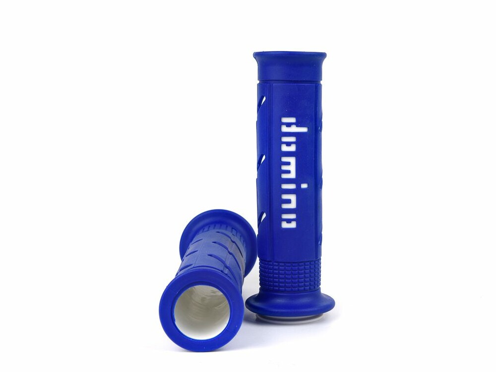 DOMINO RACING XM2 GRIPS BLUE/WHITE PAIR