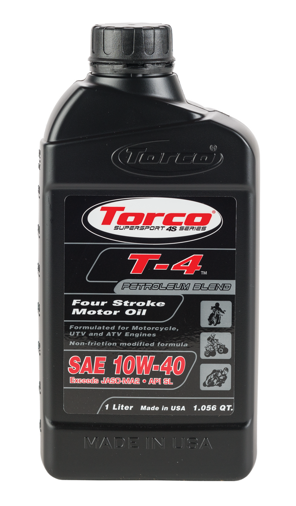 Torco T-4 Motor Oil 4t 10w40 1l