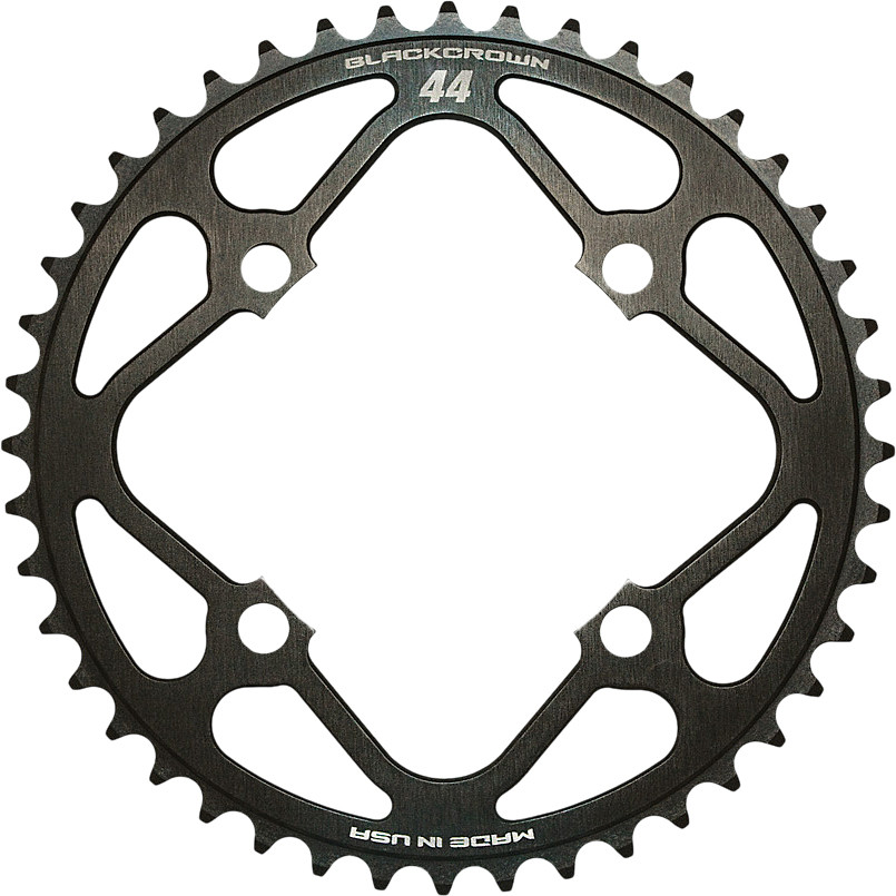 Black Crown Royale 4-Bolt Chainring Black 44t
