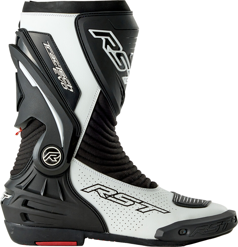 Rst TRACTECH EVO D3O BOOT BLACK/WHITE 8 — Black/White