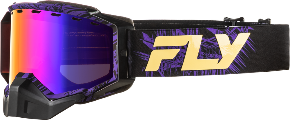 Purple/Tan W/ Purple Mirror Amber Lens