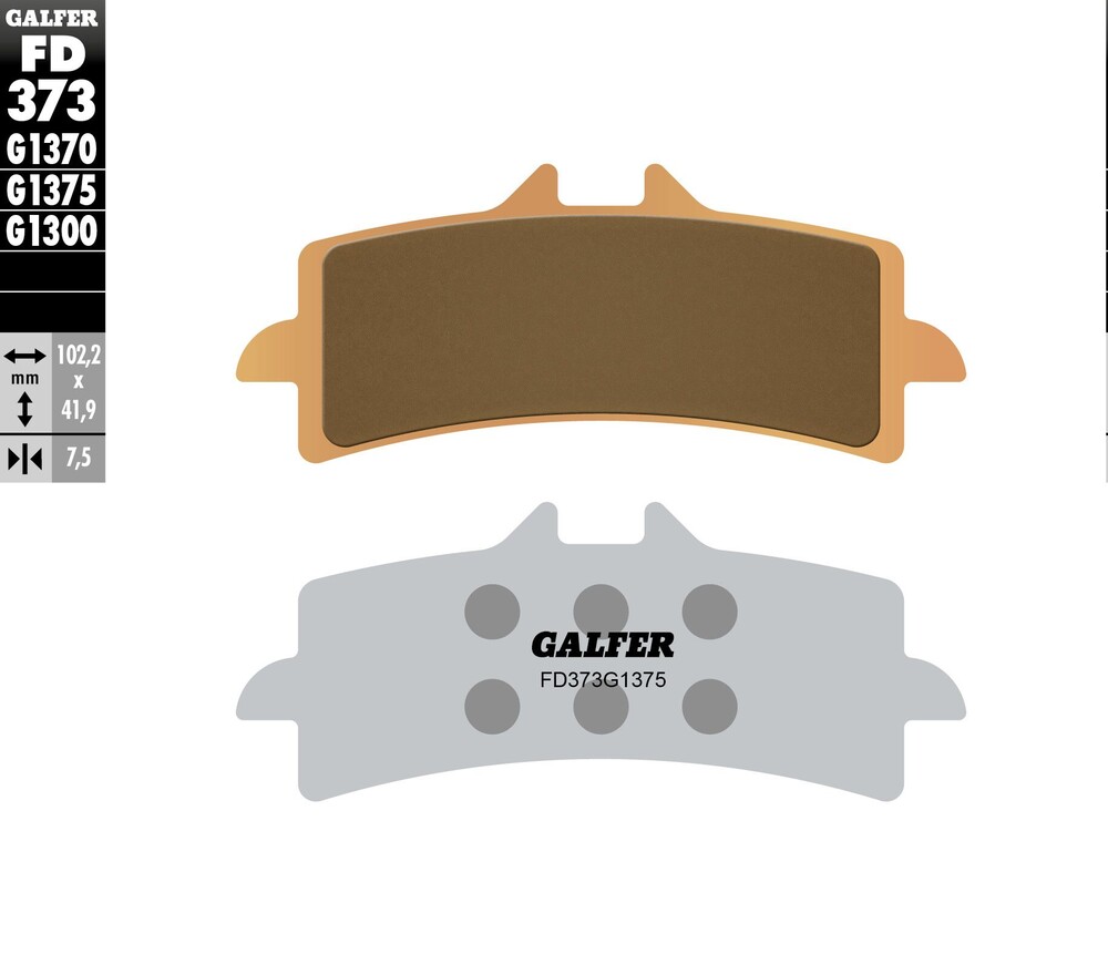 GALFER BRAKE PADS SINTERED CERAMIC FD373G1375