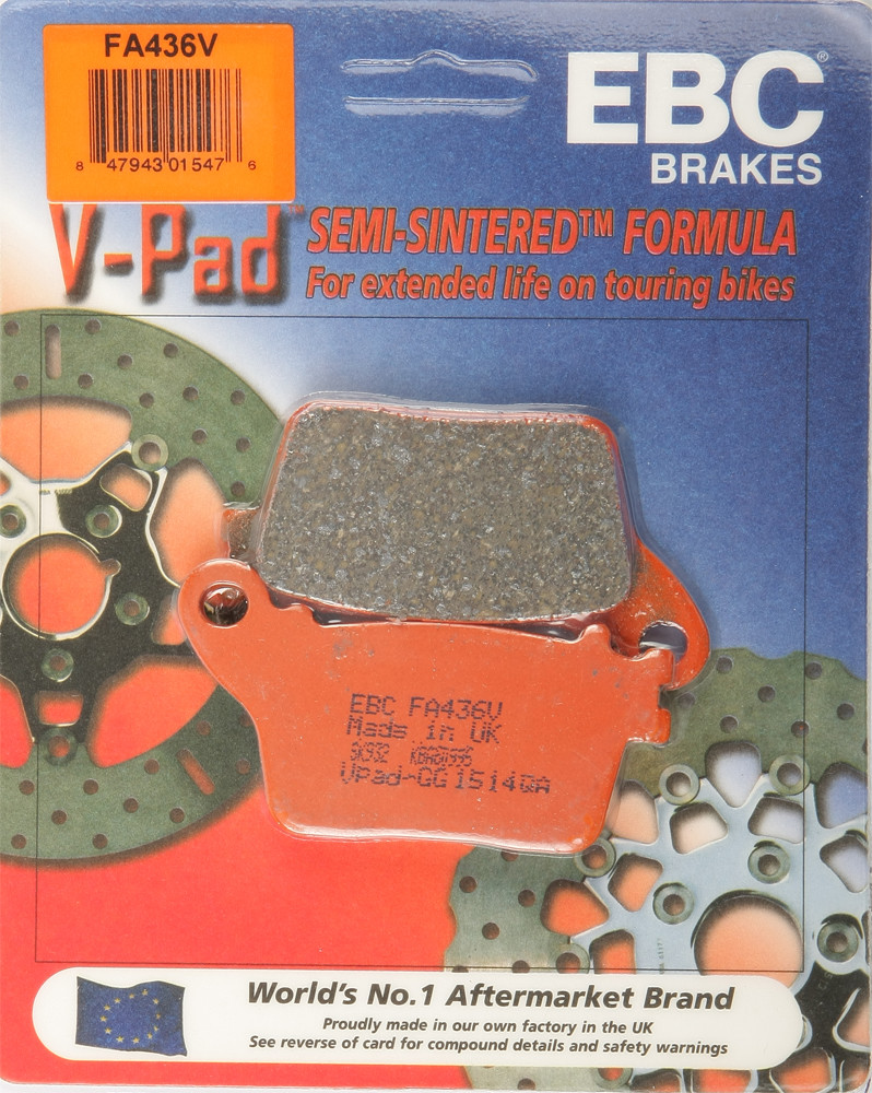 EBC FA436V Semi-Sintered Rear Brake Pads