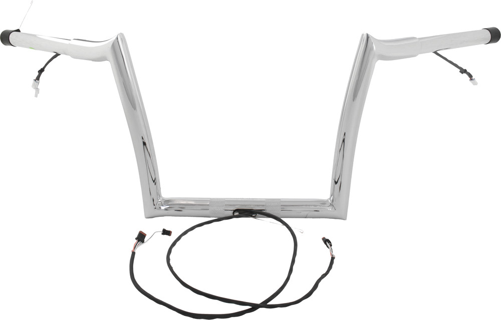 BAGGERNATION 12" OEM MONKEY BAR PRE WIRED CHROME `15-23 FLTR
