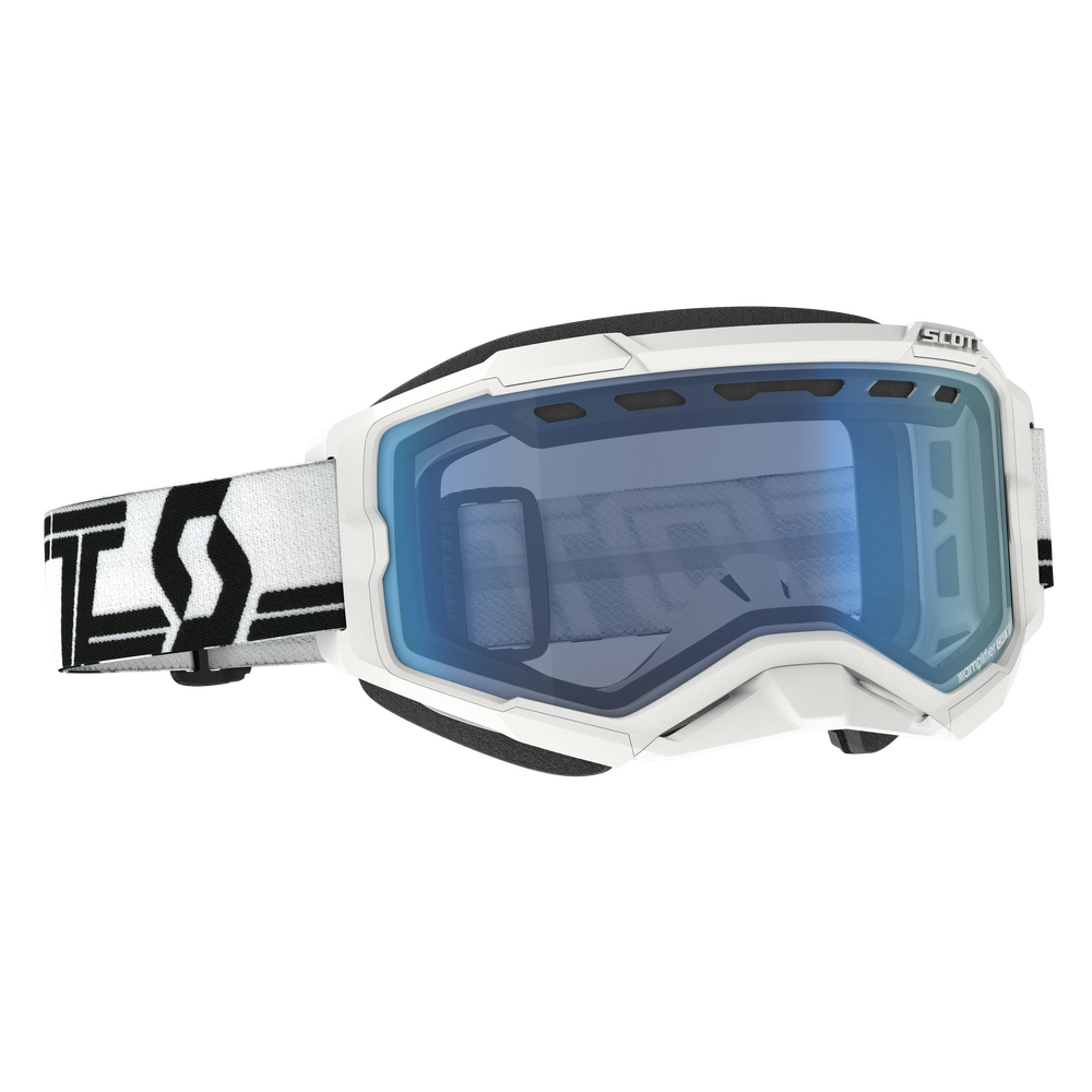 Scott Fury Goggle — White/Black