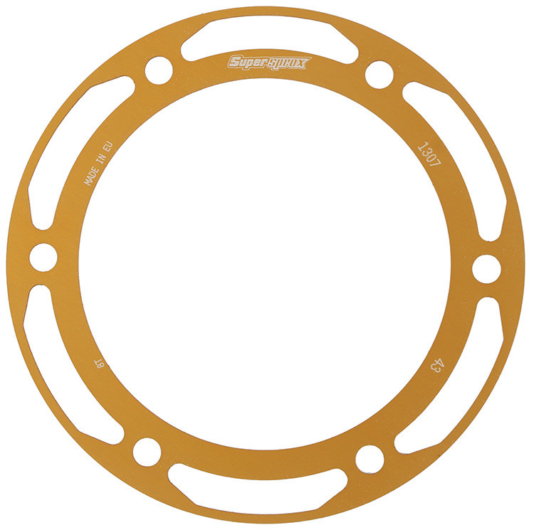 REAR EDGE SPRKT COLOR DISK ALU 43T-525 GLD HON